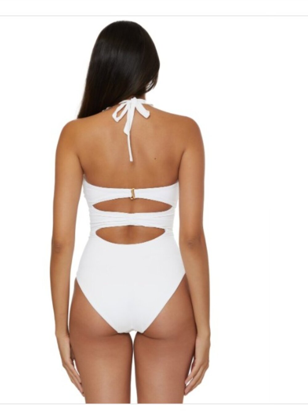 Soluna Women's Buckle-up Convertible One-Piece Swimsuit - White - Picture 2 of 6